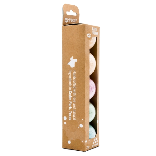 Assorted Handmade Bath Bombs 5 Pack