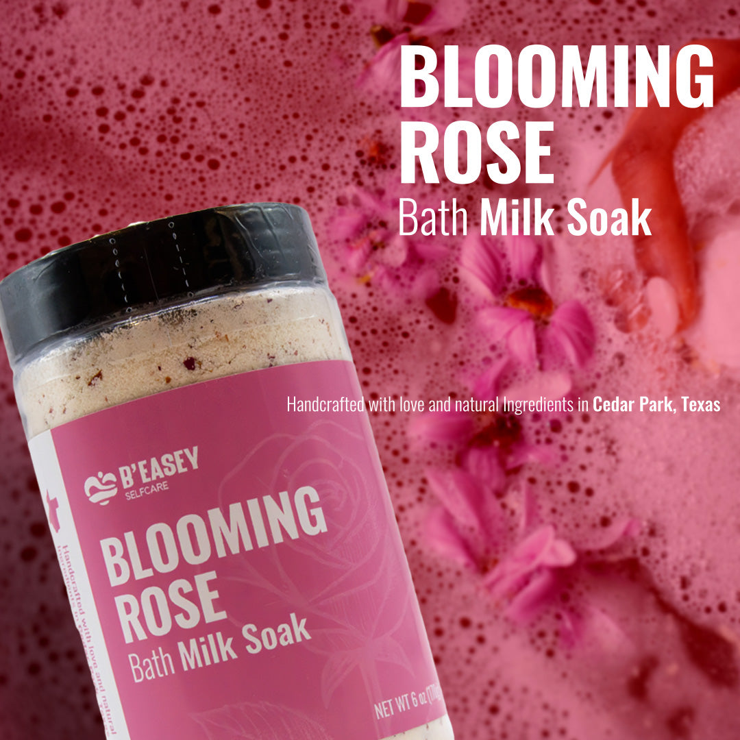 B’Easey Selfcare Blooming Rose Bath Milk Soak (6oz)