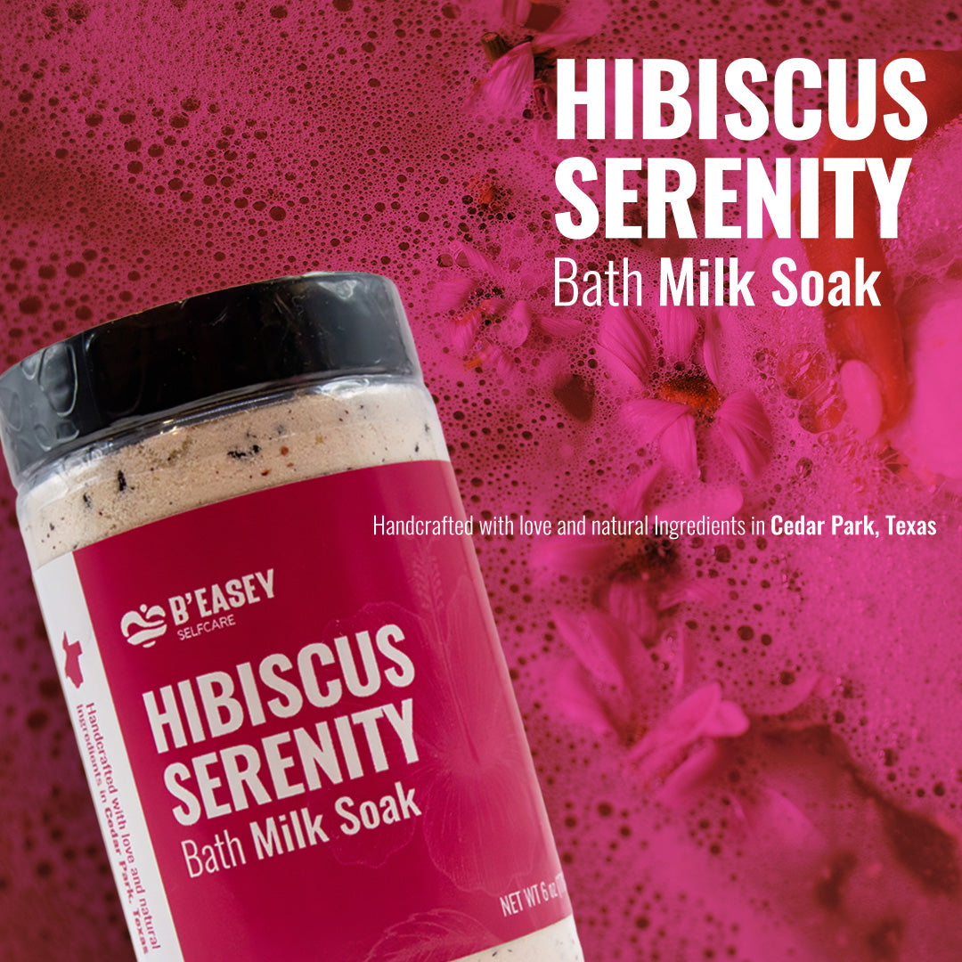 B’Easey Selfcare Hibiscus Serenity Bath Milk Soak (6oz)