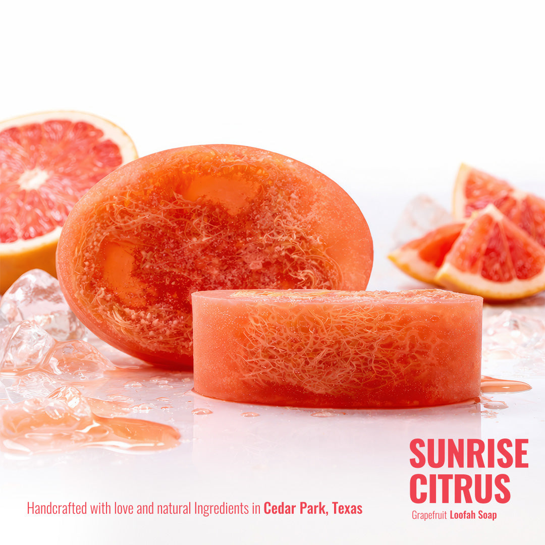 B’Easey Selfcare Sunrise Citrus Loofah Soap 3oz