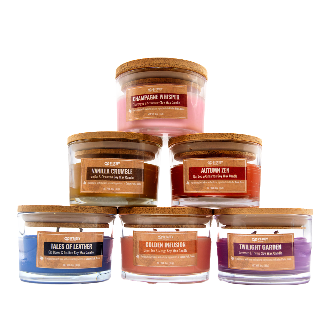 B’Easey Selfcare Soy Wax Candles (3oz)