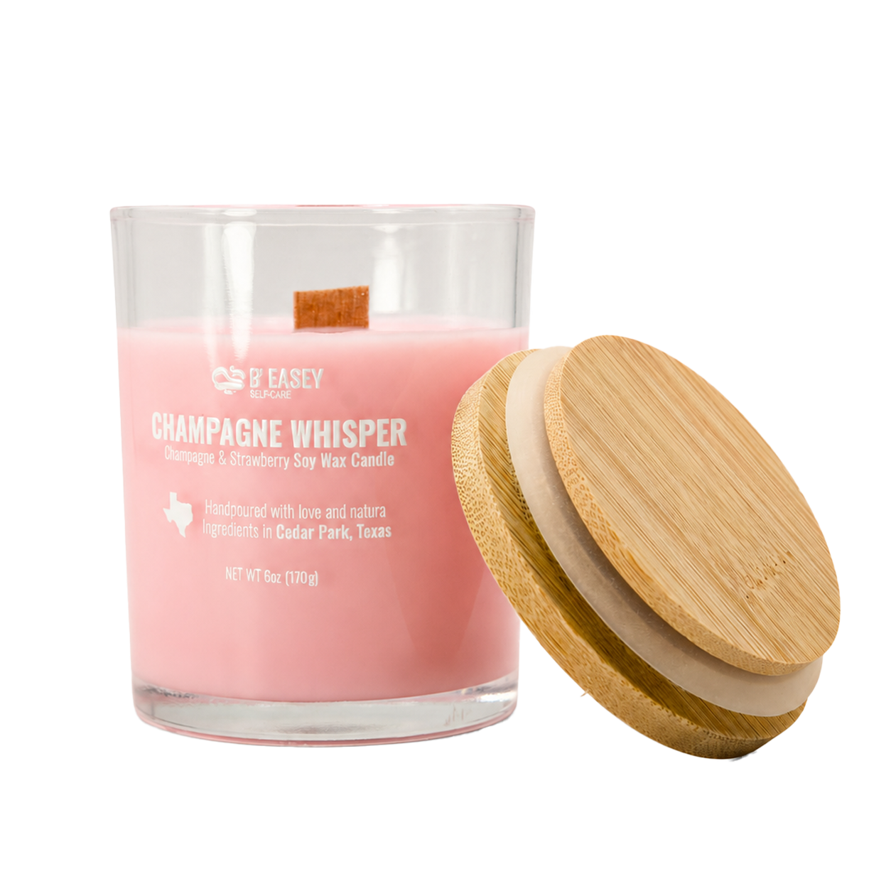 Champagne Whisper Soy Wax Candle
