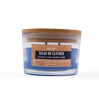 Velas de cera de soja B'Easey Selfcare - Tales of Leather  | Libros antiguos y cuero - 85 g