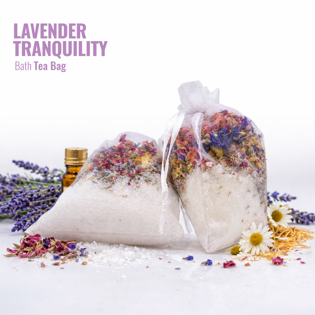 B’Easey Selfcare Lavender Tranquility Bath Tea Bags (4oz)