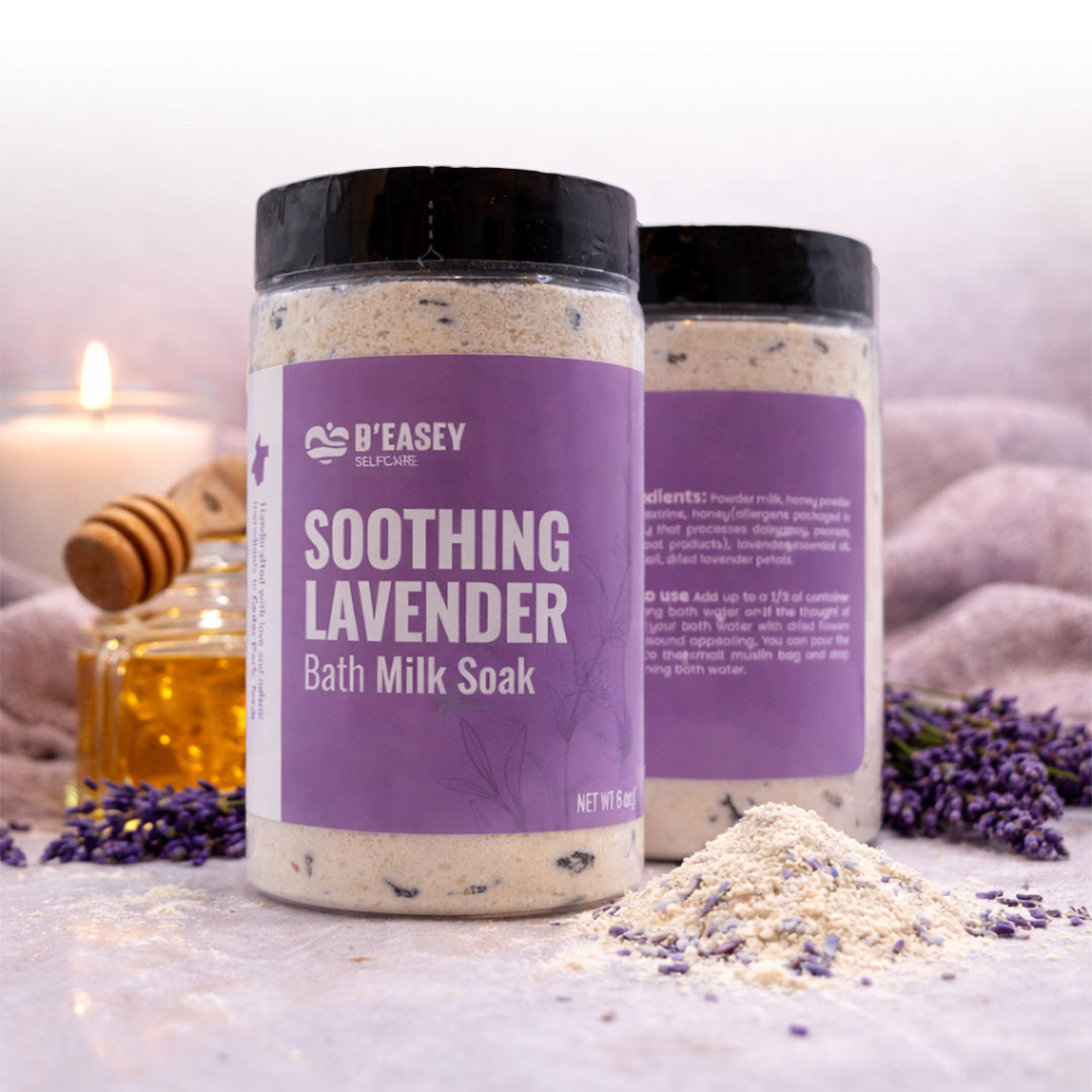 B’Easey Selfcare Soothing Lavender Bath Milk Soak (6oz)