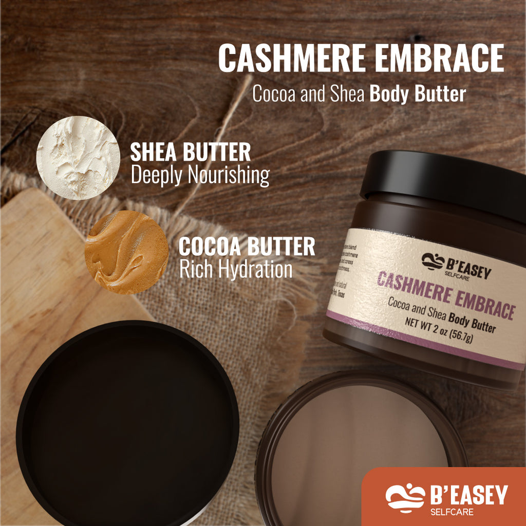 Manteca corporal B'Easey Selfcare Cashmere Embrace de 2 oz