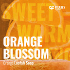 Orange Blossom Handmade Loofah Soap Bar