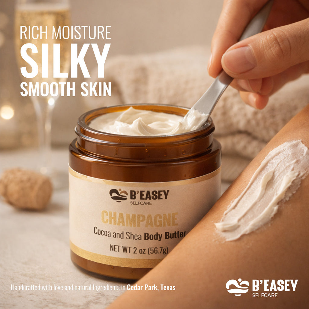 B’Easey Selfcare Champagne Body Butter 2oz