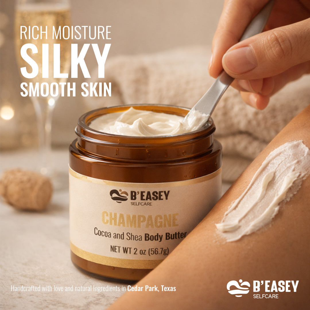 B’Easey Selfcare Champagne Body Butter 2oz