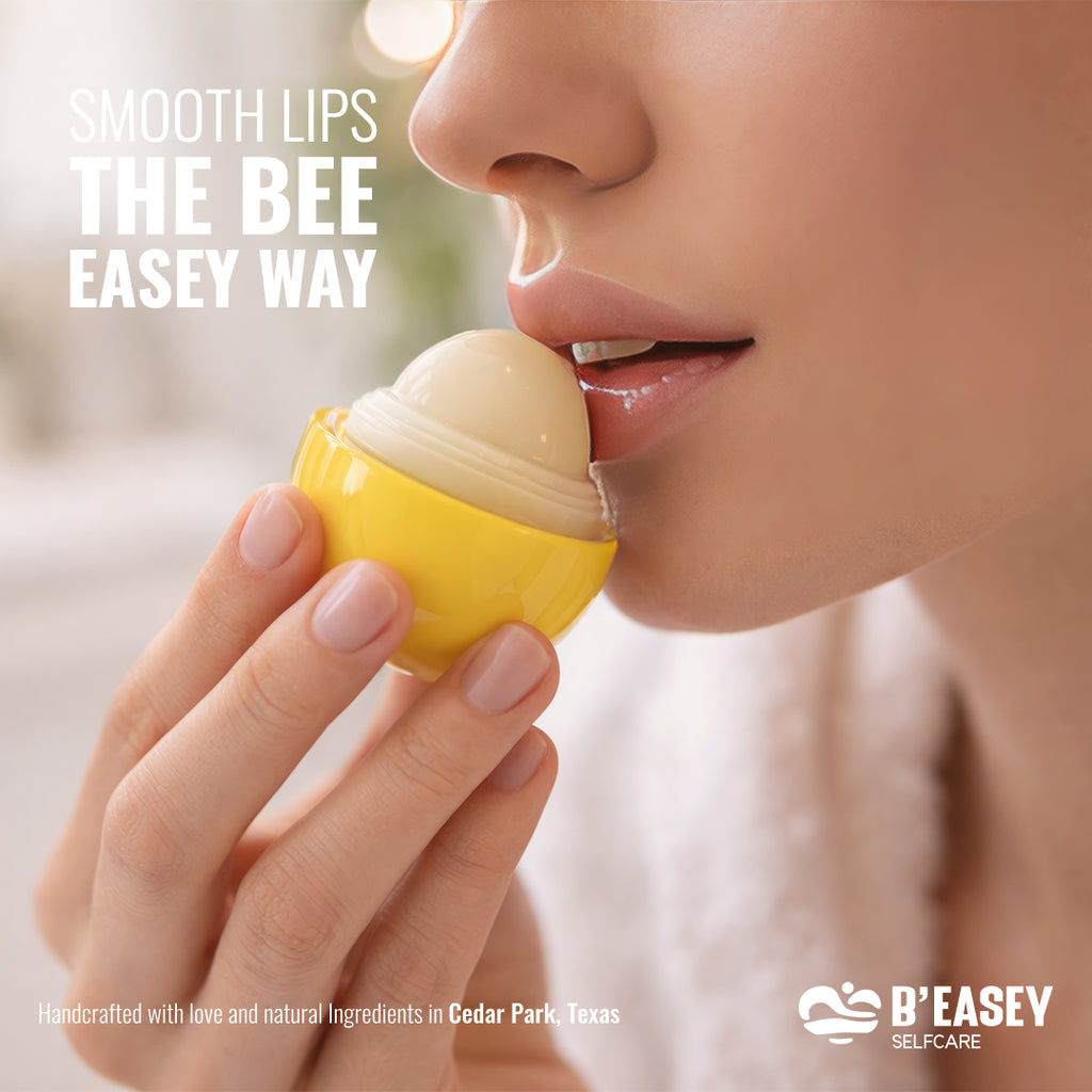 B’Easey Selfcare Bee Smooth | Beeswax & Coconut Lip Balm (0.25oz)