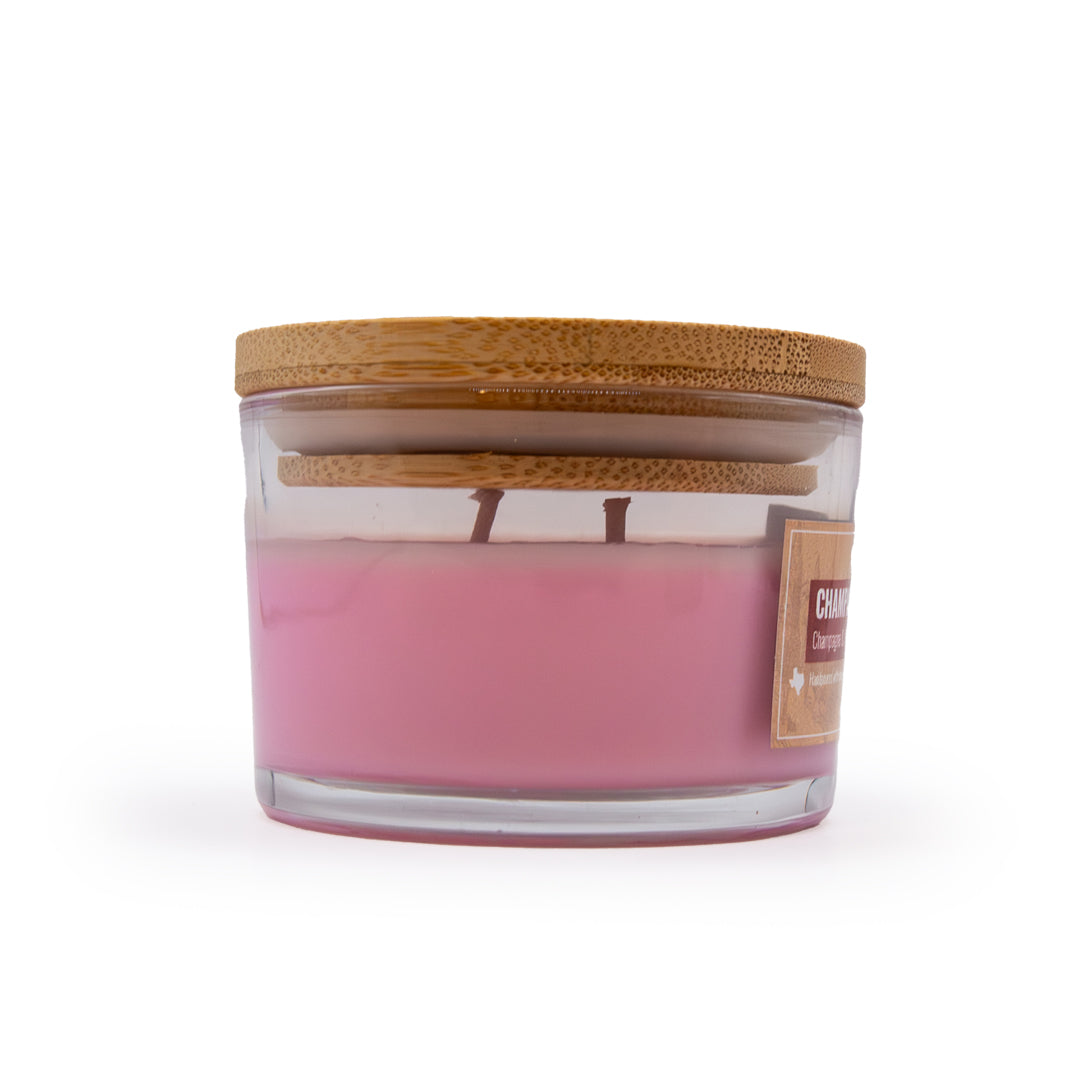 B’Easey Selfcare Soy Wax Candles- Champagne Whisper | Champagne & Strawberry - 3oz