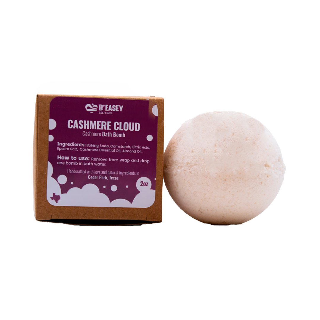 B’ Easey Selfcare Bath Bombs (2oz) - Cashmere Cloud
