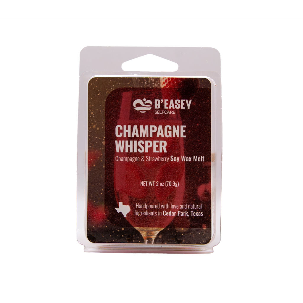 Cera de soja fundida B'Easey Selfcare (56 ml) - Champagne Whisper | Champán y fresa