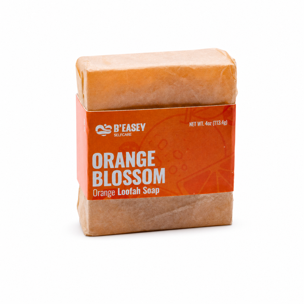 Orange Blossom Handmade Loofah Soap Bar