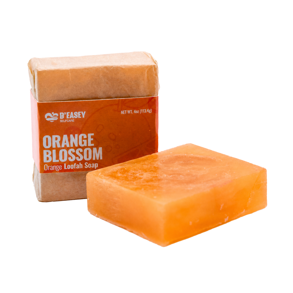 Orange Blossom Handmade Loofah Soap Bar