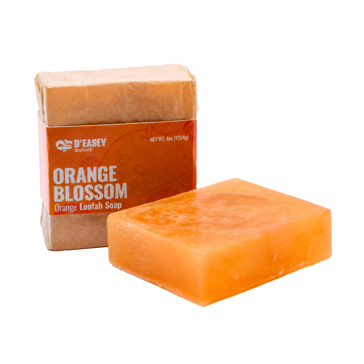 Orange Blossom Handmade Loofah Soap Bar