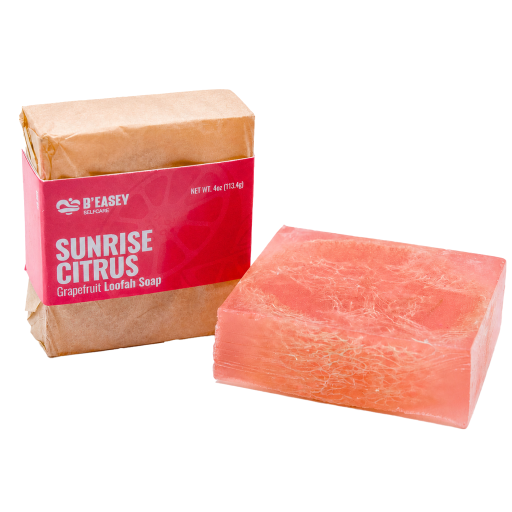 Sunrise Citrus Handmade Loofah Soap Bar