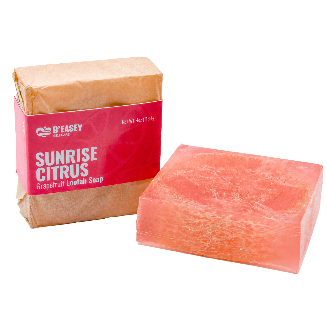 Sunrise Citrus Handmade Loofah Soap Bar