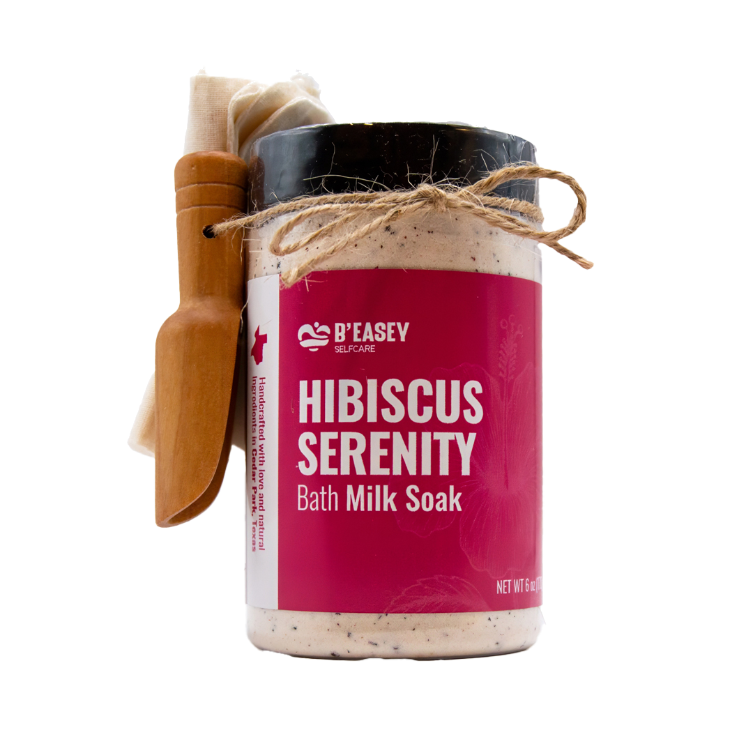 B’Easey Selfcare Hibiscus Serenity Bath Milk Soak (6oz)