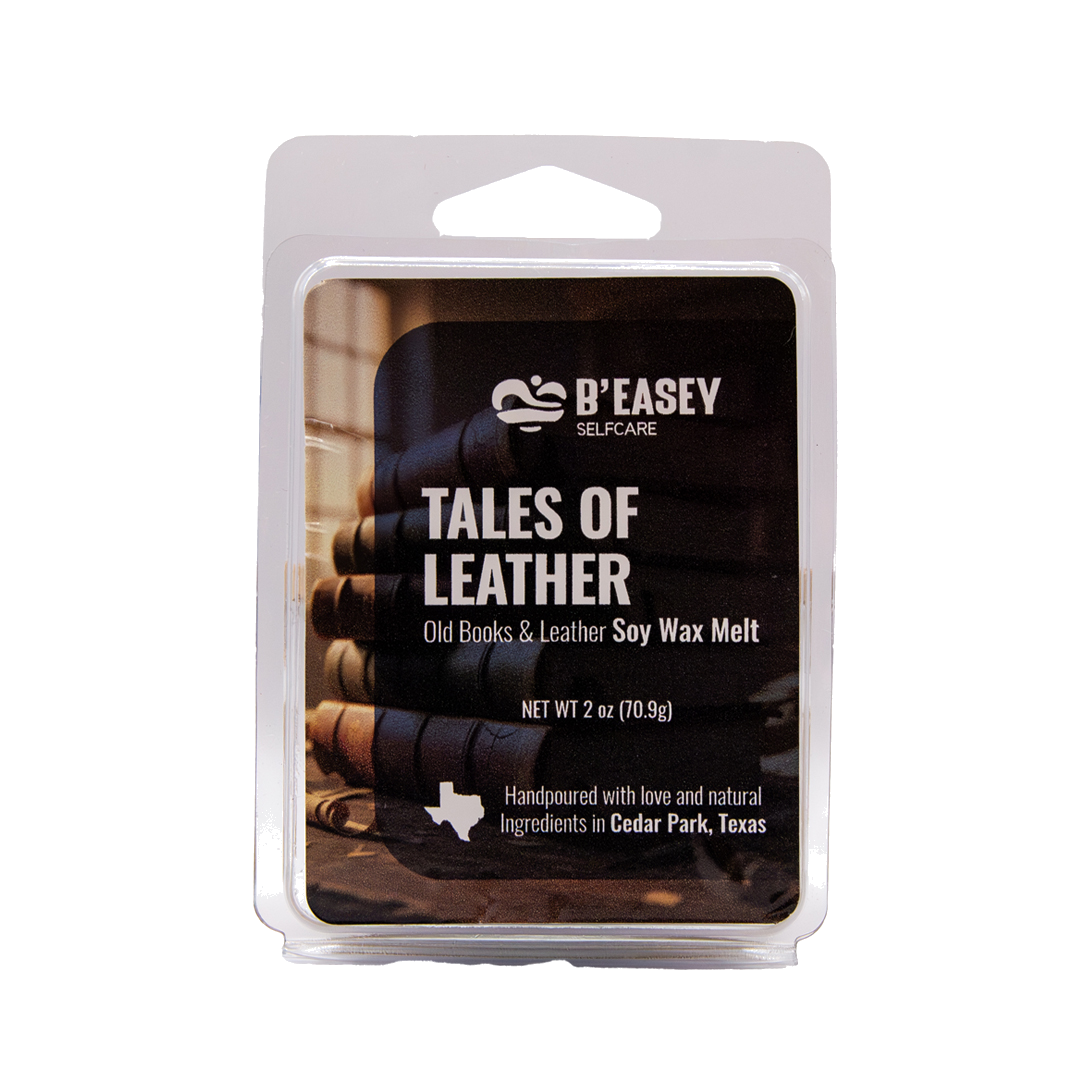 B’Easey Selfcare Soy Wax Melts (2oz) - Tales of Leather | Old Books & Leather