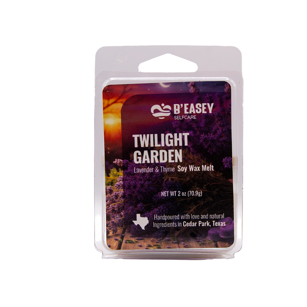 Cera de soja fundida B'Easey Selfcare (56 ml) - Twilight Garden | Lavanda y tomillo
