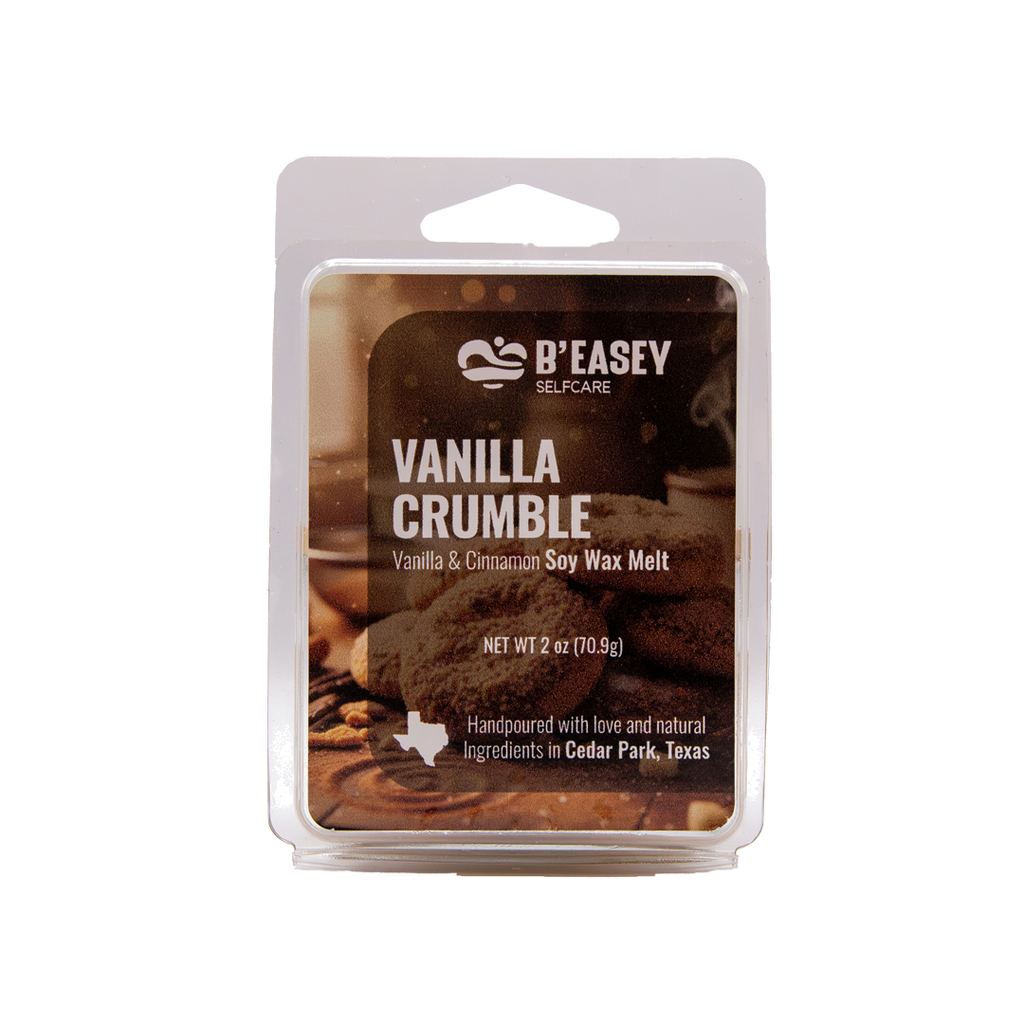 Cera de soja fundida B'Easey Selfcare (56 g) -  Vanilla Crumble | Vainilla y canela